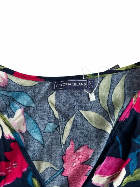 Victoria Leland Floral  Wrap Dress - Picture 5 of 8